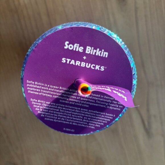 2024 Starbucks Rainbow Pride Sofie Birkin Cupid Studded Tumbler Venti - Picture 3 of 3